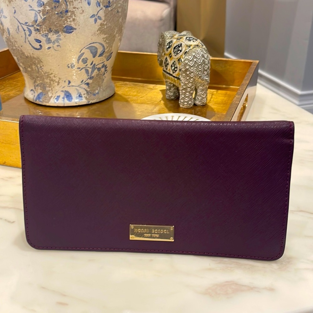 HENRI BENDEL New York snap travel wallet